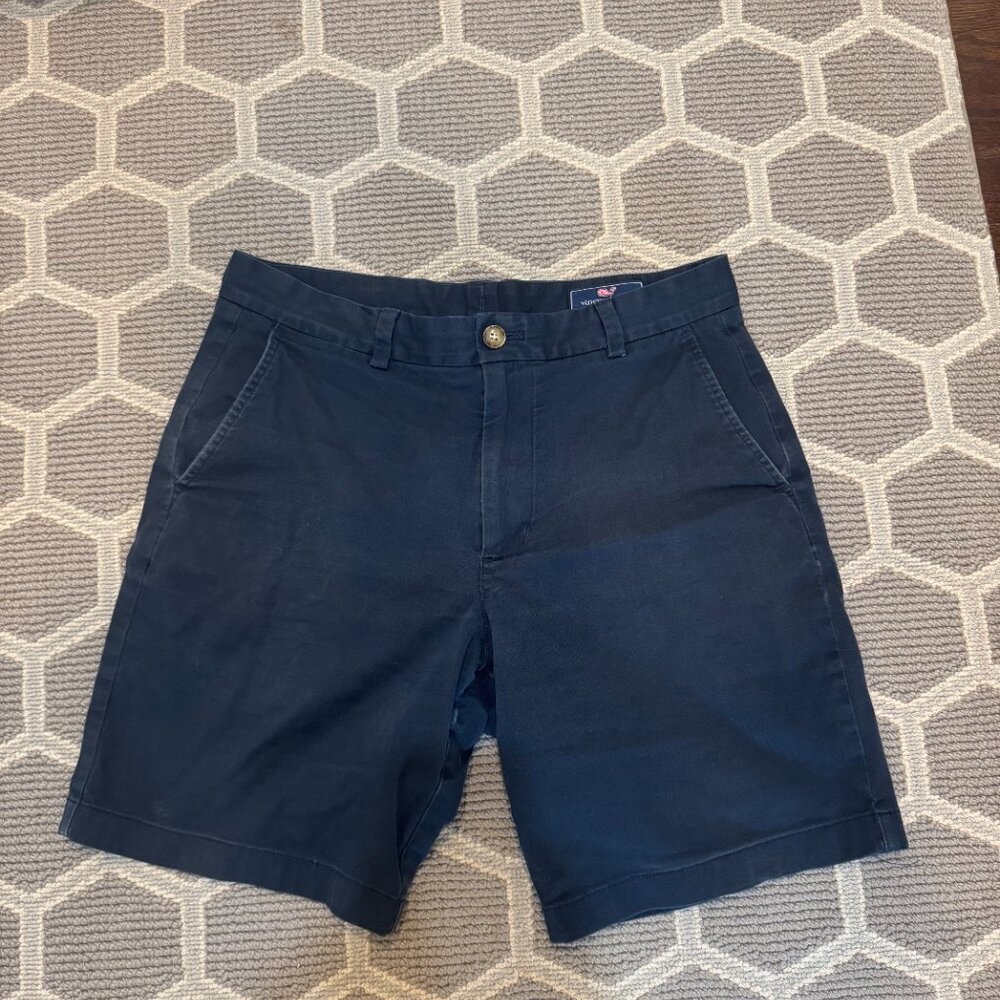 Vineyard Vines Navy Breaker Shorts 7" Inseam, Wait 30